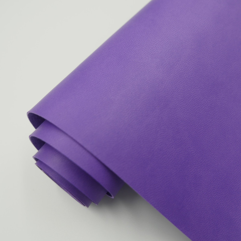 Переплетный кожзам матовый фиолетовый 30 х 140 см
