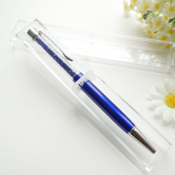 Ручка шариковая, подарочная «Алмазная россыпь», в пластиковом футляре, цвет чернильный