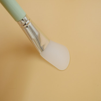 Силиконовая кисть для клея со скошенным углом "Перламутр" набор 2 шт (мятный)