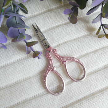 Ножницы для рукоделия "Градиент" розово-серебрянный 9 см длина