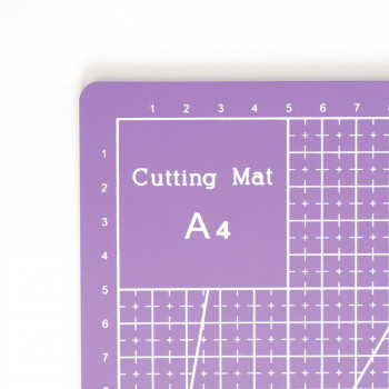 Коврик (мат) для резки А4, двусторонний, самовосстанавливающийся, 3-слойный, фиолетовый